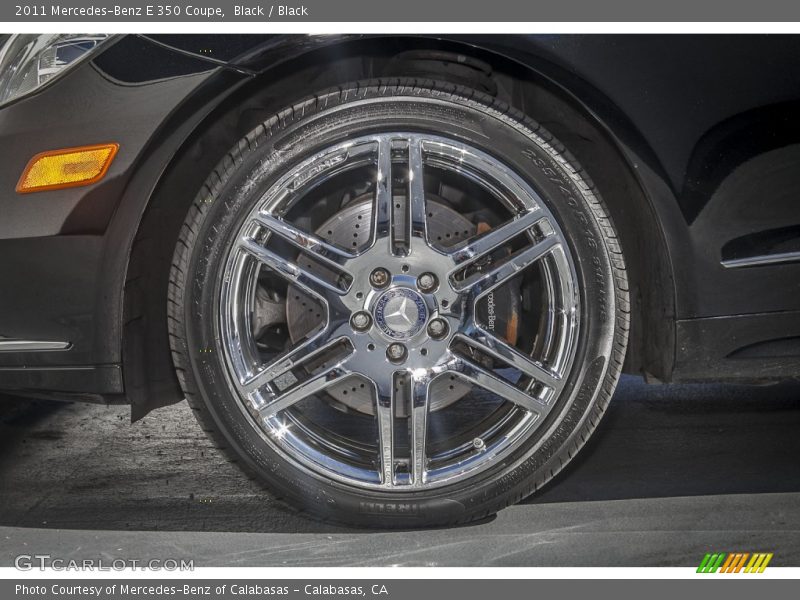 Black / Black 2011 Mercedes-Benz E 350 Coupe