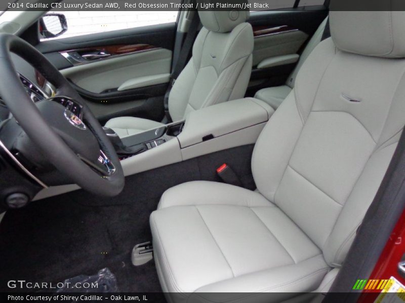 Front Seat of 2014 CTS Luxury Sedan AWD