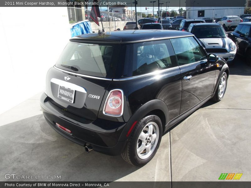 Midnight Black Metallic / Carbon Black 2011 Mini Cooper Hardtop