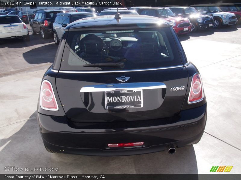 Midnight Black Metallic / Carbon Black 2011 Mini Cooper Hardtop