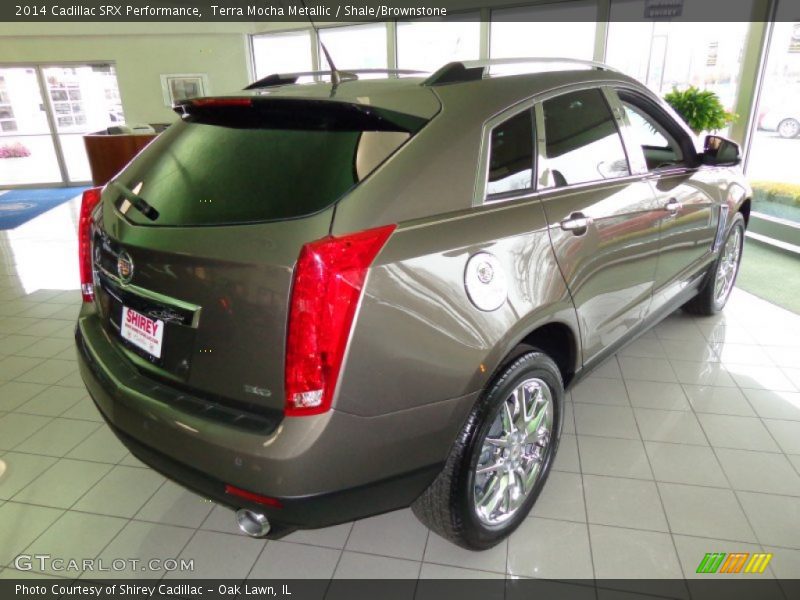 Terra Mocha Metallic / Shale/Brownstone 2014 Cadillac SRX Performance