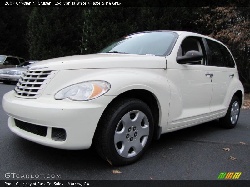 Cool Vanilla White / Pastel Slate Gray 2007 Chrysler PT Cruiser