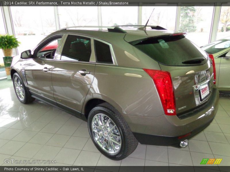 Terra Mocha Metallic / Shale/Brownstone 2014 Cadillac SRX Performance