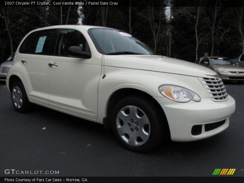 Cool Vanilla White / Pastel Slate Gray 2007 Chrysler PT Cruiser