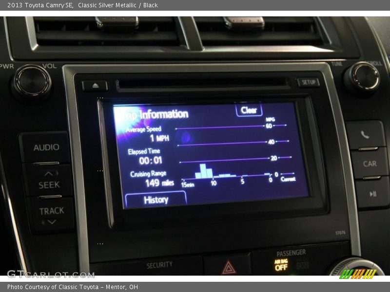 Classic Silver Metallic / Black 2013 Toyota Camry SE