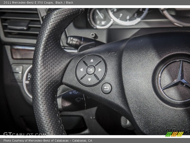 Black / Black 2011 Mercedes-Benz E 350 Coupe