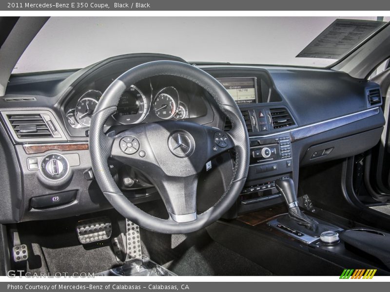 Black / Black 2011 Mercedes-Benz E 350 Coupe