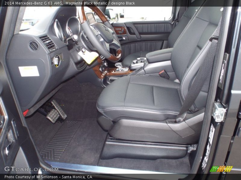 Front Seat of 2014 G 63 AMG