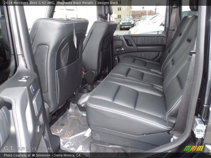 Rear Seat of 2014 G 63 AMG