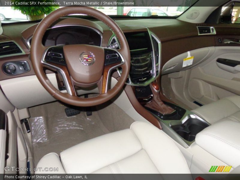 Terra Mocha Metallic / Shale/Brownstone 2014 Cadillac SRX Performance