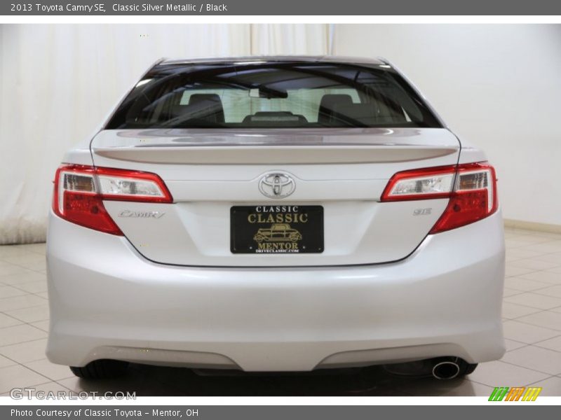 Classic Silver Metallic / Black 2013 Toyota Camry SE