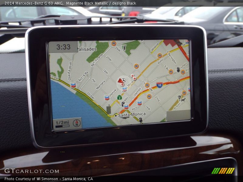 Navigation of 2014 G 63 AMG