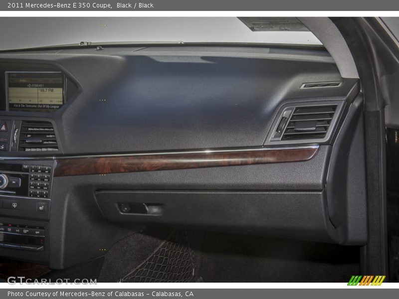 Black / Black 2011 Mercedes-Benz E 350 Coupe
