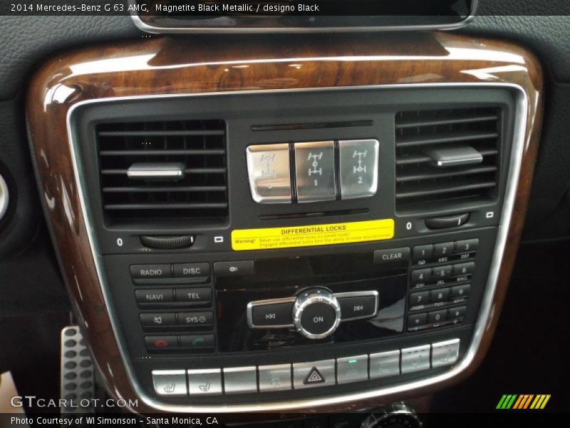 Controls of 2014 G 63 AMG