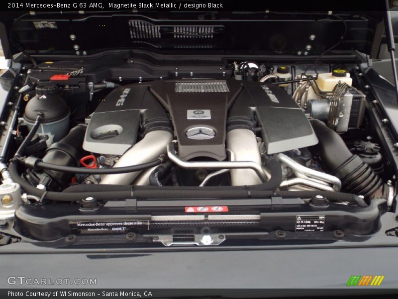  2014 G 63 AMG Engine - 5.5 Liter AMG biturbo DOHC 32-Valve VVT V8