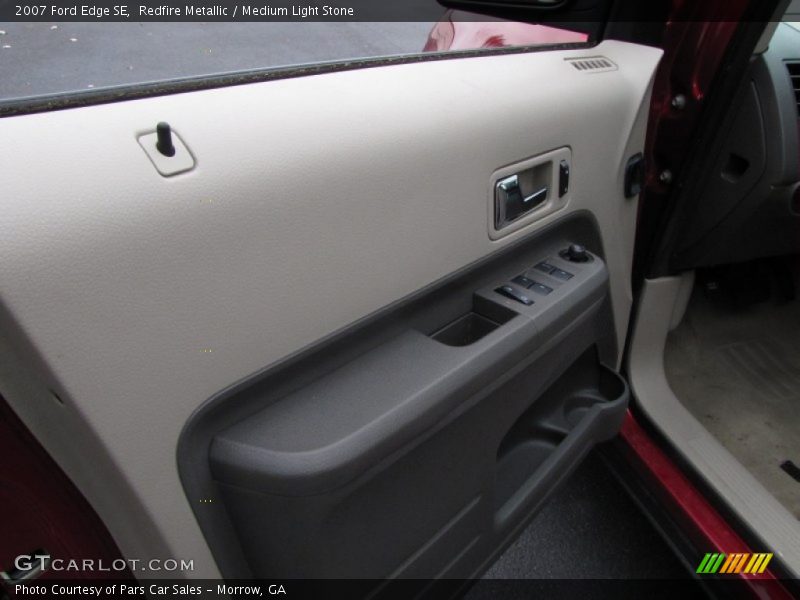 Redfire Metallic / Medium Light Stone 2007 Ford Edge SE