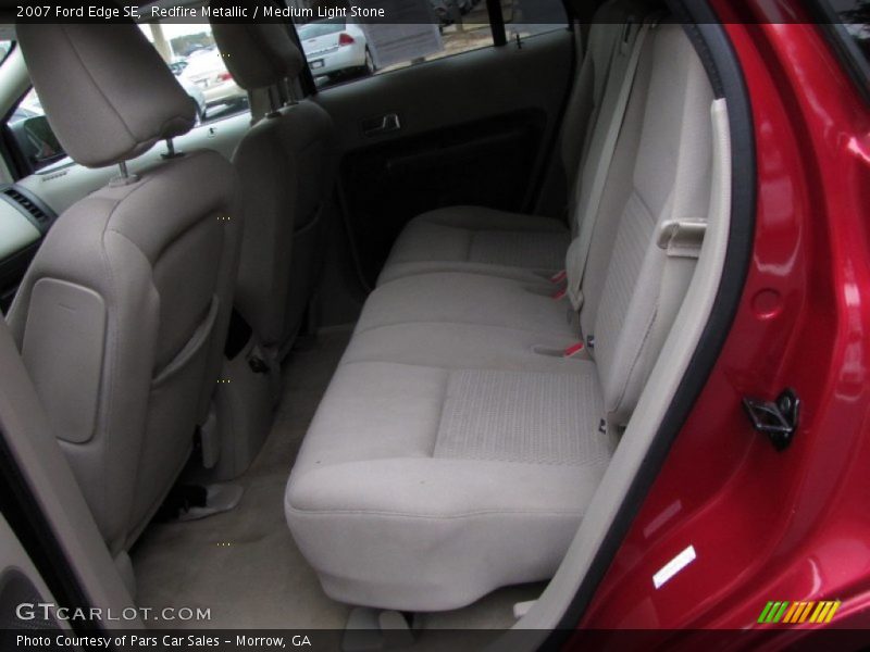 Redfire Metallic / Medium Light Stone 2007 Ford Edge SE