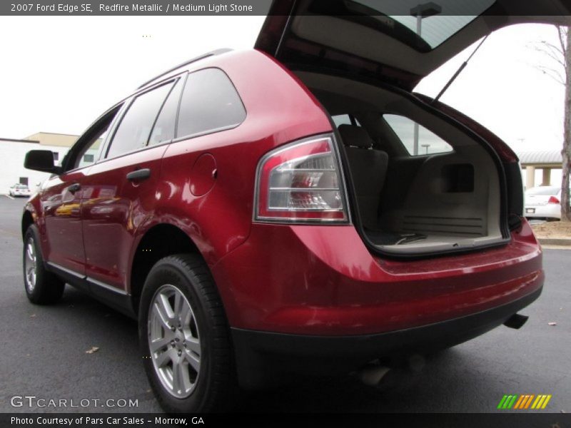 Redfire Metallic / Medium Light Stone 2007 Ford Edge SE