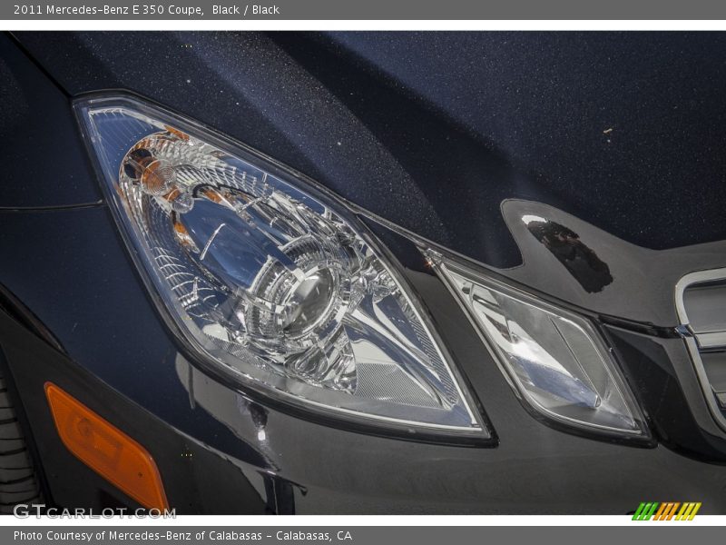 Black / Black 2011 Mercedes-Benz E 350 Coupe