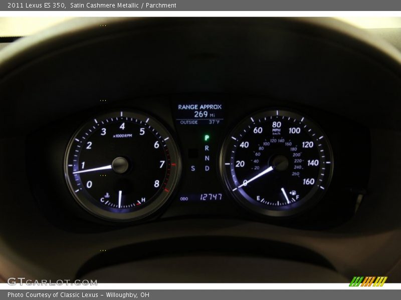 Satin Cashmere Metallic / Parchment 2011 Lexus ES 350