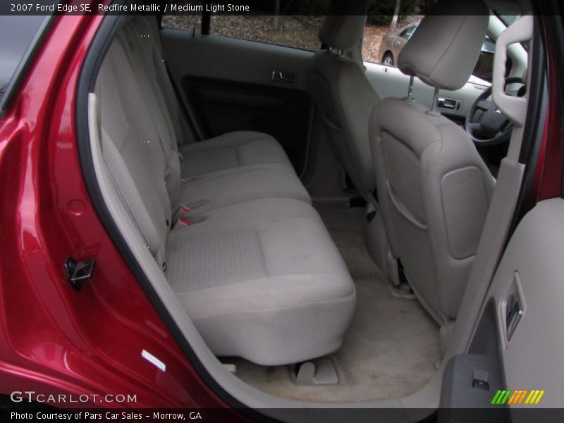 Redfire Metallic / Medium Light Stone 2007 Ford Edge SE