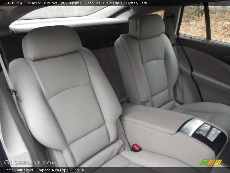 Rear Seat of 2011 5 Series 550i xDrive Gran Turismo