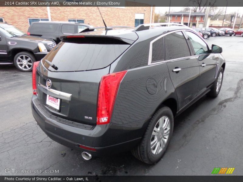 Graphite Metallic / Ebony/Ebony 2014 Cadillac SRX Luxury AWD
