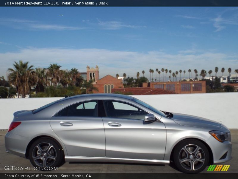 Polar Silver Metallic / Black 2014 Mercedes-Benz CLA 250