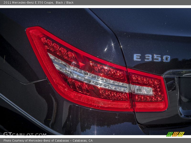 Black / Black 2011 Mercedes-Benz E 350 Coupe