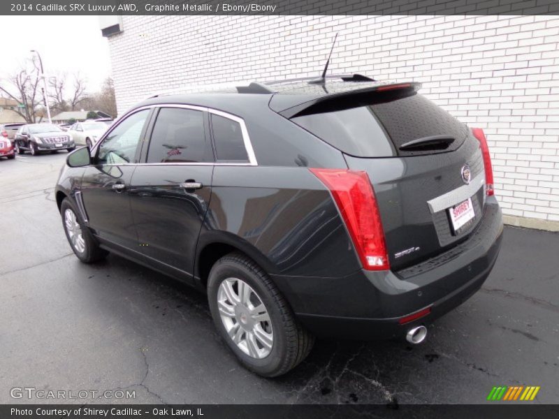 Graphite Metallic / Ebony/Ebony 2014 Cadillac SRX Luxury AWD