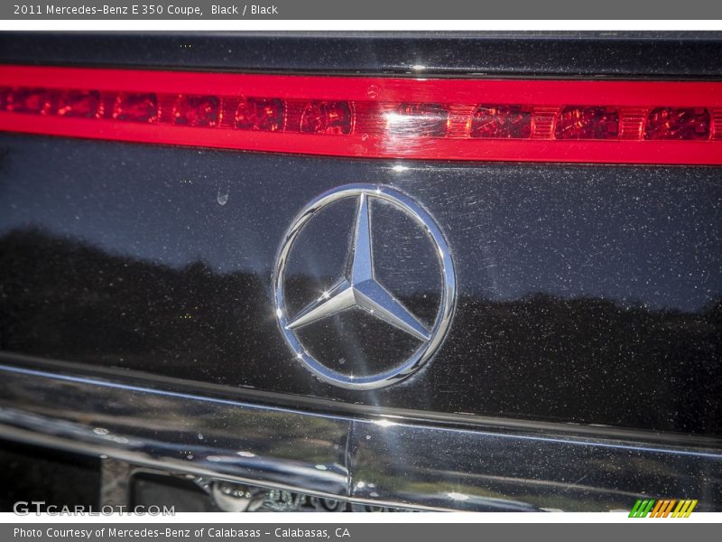 Black / Black 2011 Mercedes-Benz E 350 Coupe