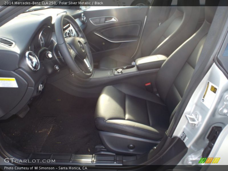 Polar Silver Metallic / Black 2014 Mercedes-Benz CLA 250