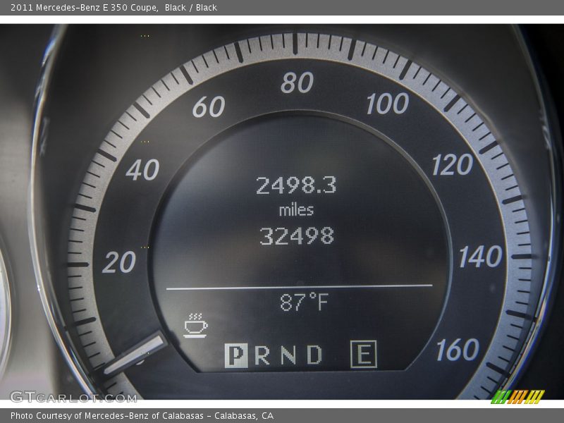Black / Black 2011 Mercedes-Benz E 350 Coupe