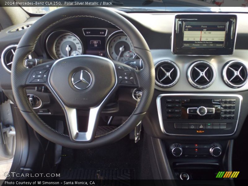 Polar Silver Metallic / Black 2014 Mercedes-Benz CLA 250