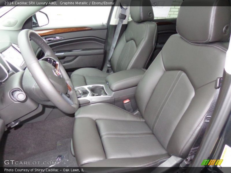 Graphite Metallic / Ebony/Ebony 2014 Cadillac SRX Luxury AWD