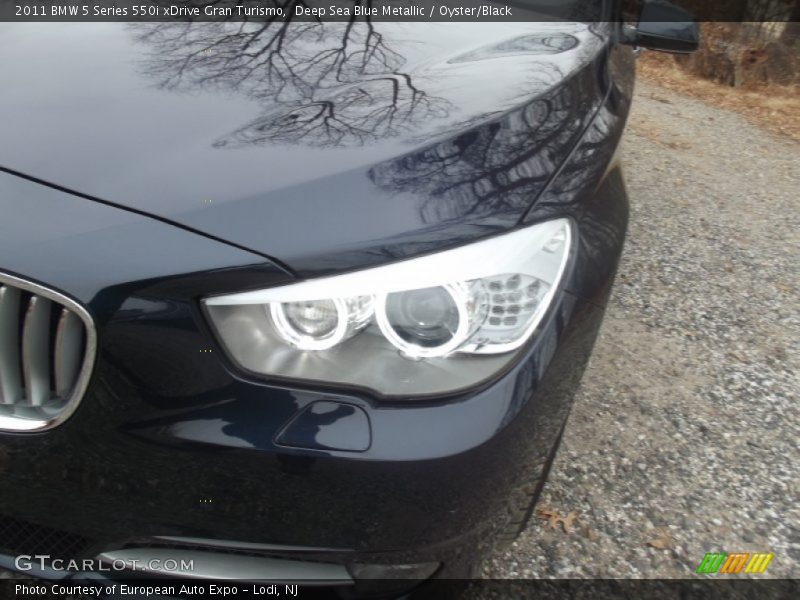 Deep Sea Blue Metallic / Oyster/Black 2011 BMW 5 Series 550i xDrive Gran Turismo