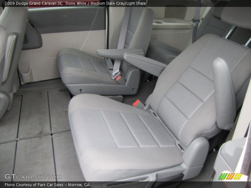 Stone White / Medium Slate Gray/Light Shale 2009 Dodge Grand Caravan SE