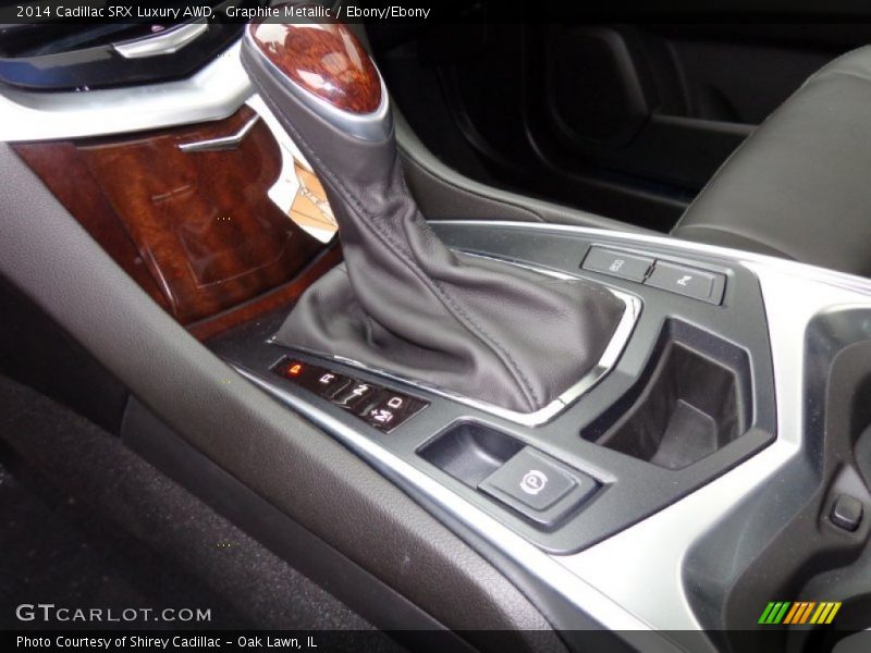 Graphite Metallic / Ebony/Ebony 2014 Cadillac SRX Luxury AWD