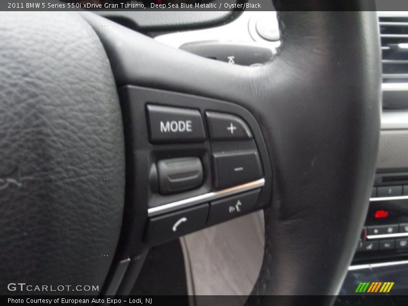Deep Sea Blue Metallic / Oyster/Black 2011 BMW 5 Series 550i xDrive Gran Turismo
