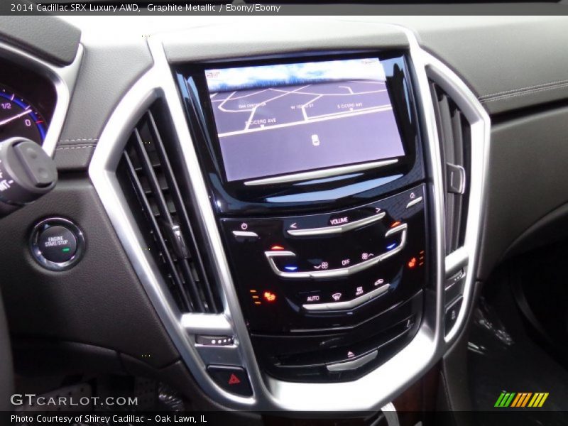 Graphite Metallic / Ebony/Ebony 2014 Cadillac SRX Luxury AWD