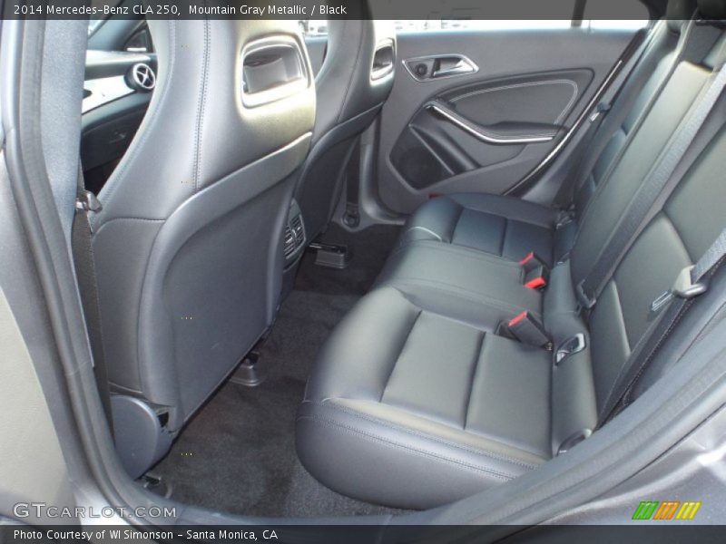 Mountain Gray Metallic / Black 2014 Mercedes-Benz CLA 250