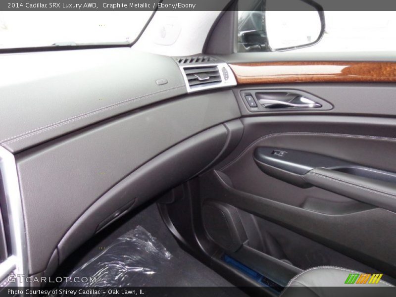 Graphite Metallic / Ebony/Ebony 2014 Cadillac SRX Luxury AWD