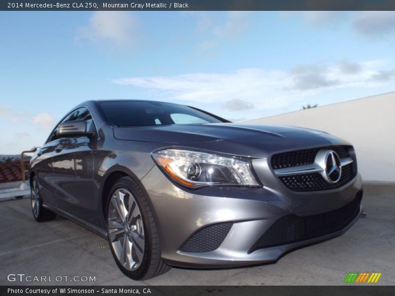 Mountain Gray Metallic / Black 2014 Mercedes-Benz CLA 250