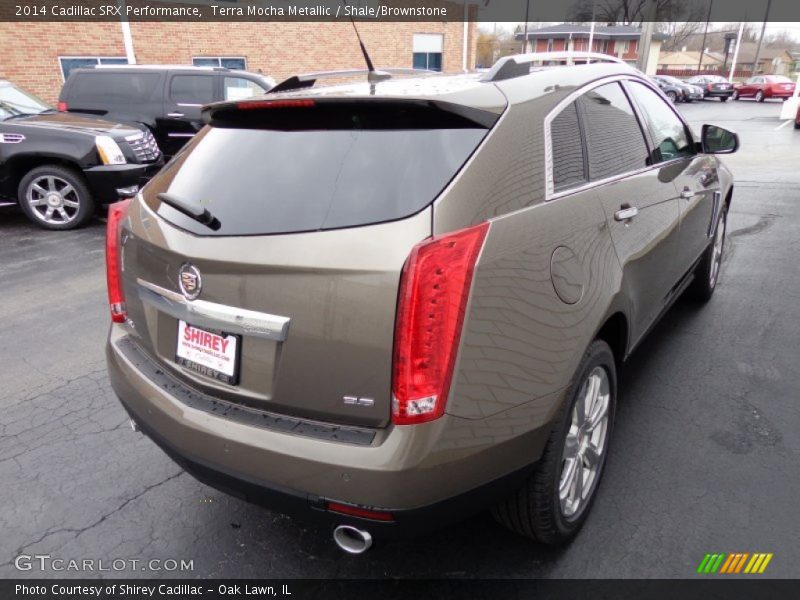 Terra Mocha Metallic / Shale/Brownstone 2014 Cadillac SRX Performance