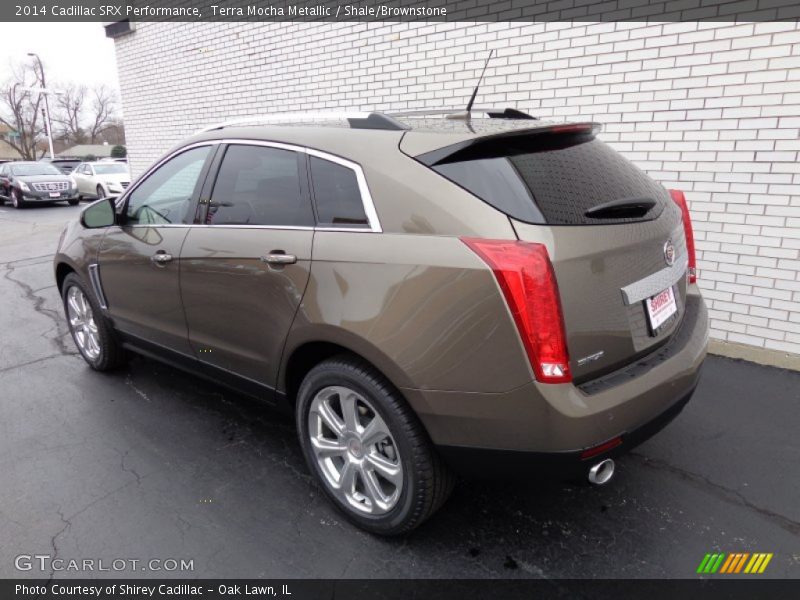 Terra Mocha Metallic / Shale/Brownstone 2014 Cadillac SRX Performance