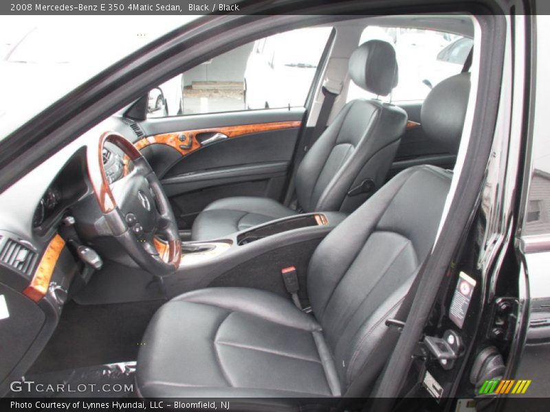 Black / Black 2008 Mercedes-Benz E 350 4Matic Sedan