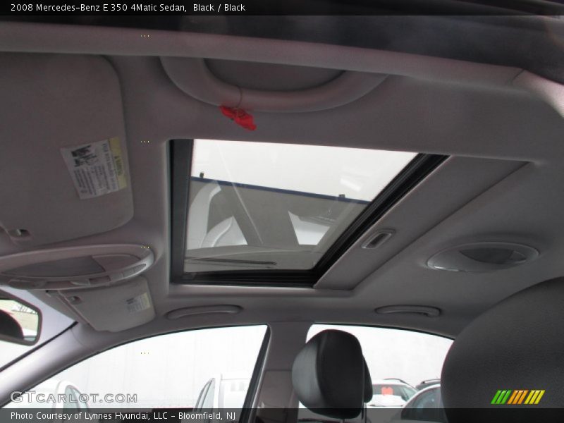 Black / Black 2008 Mercedes-Benz E 350 4Matic Sedan