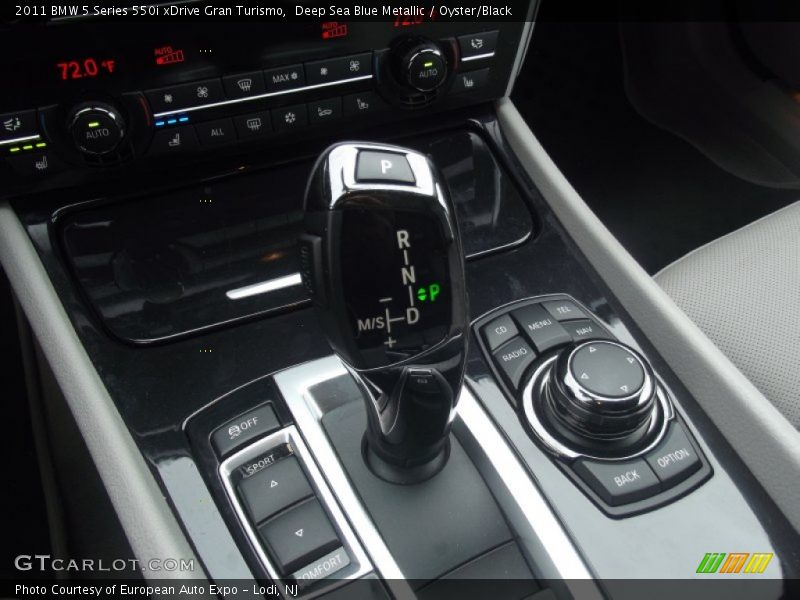 Deep Sea Blue Metallic / Oyster/Black 2011 BMW 5 Series 550i xDrive Gran Turismo