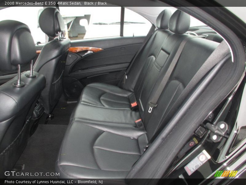 Black / Black 2008 Mercedes-Benz E 350 4Matic Sedan