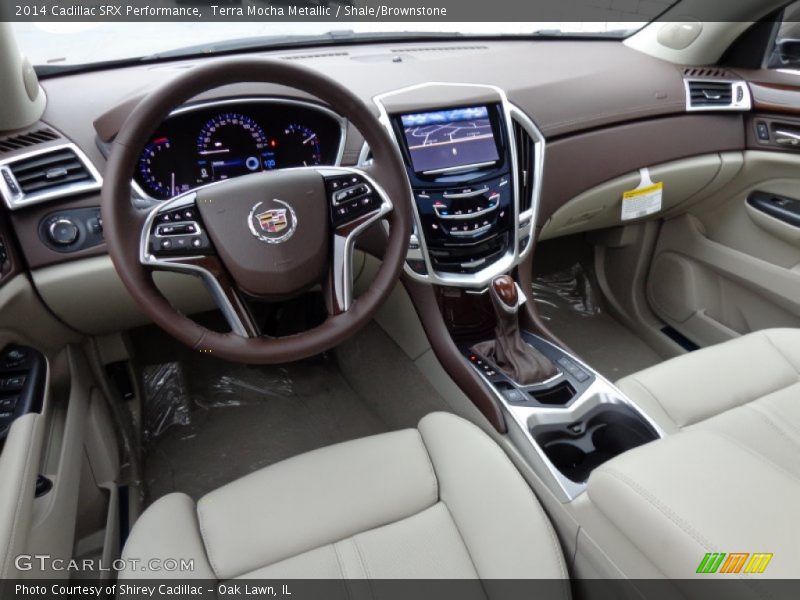 Terra Mocha Metallic / Shale/Brownstone 2014 Cadillac SRX Performance